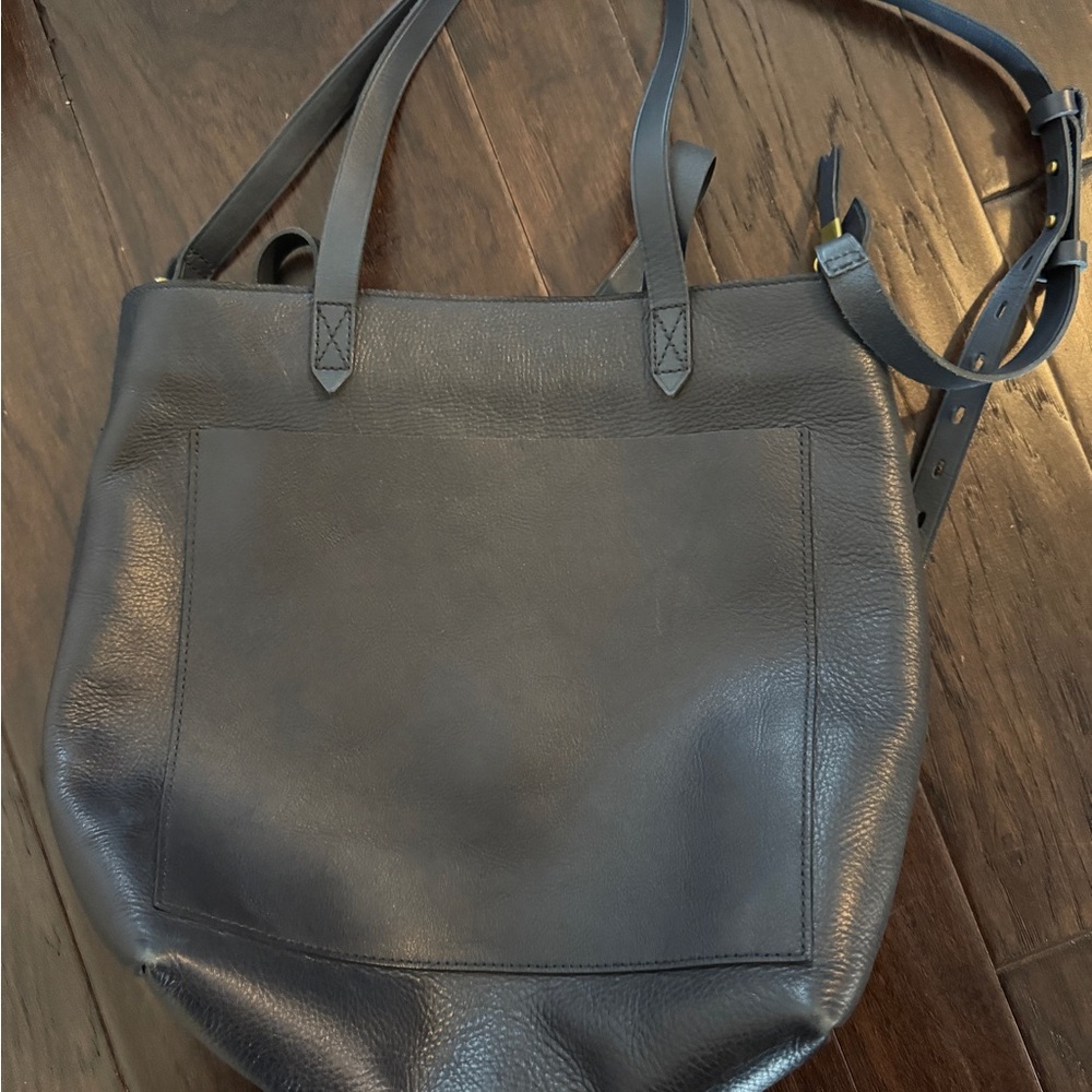Madewell navy color - medium transport leather tote